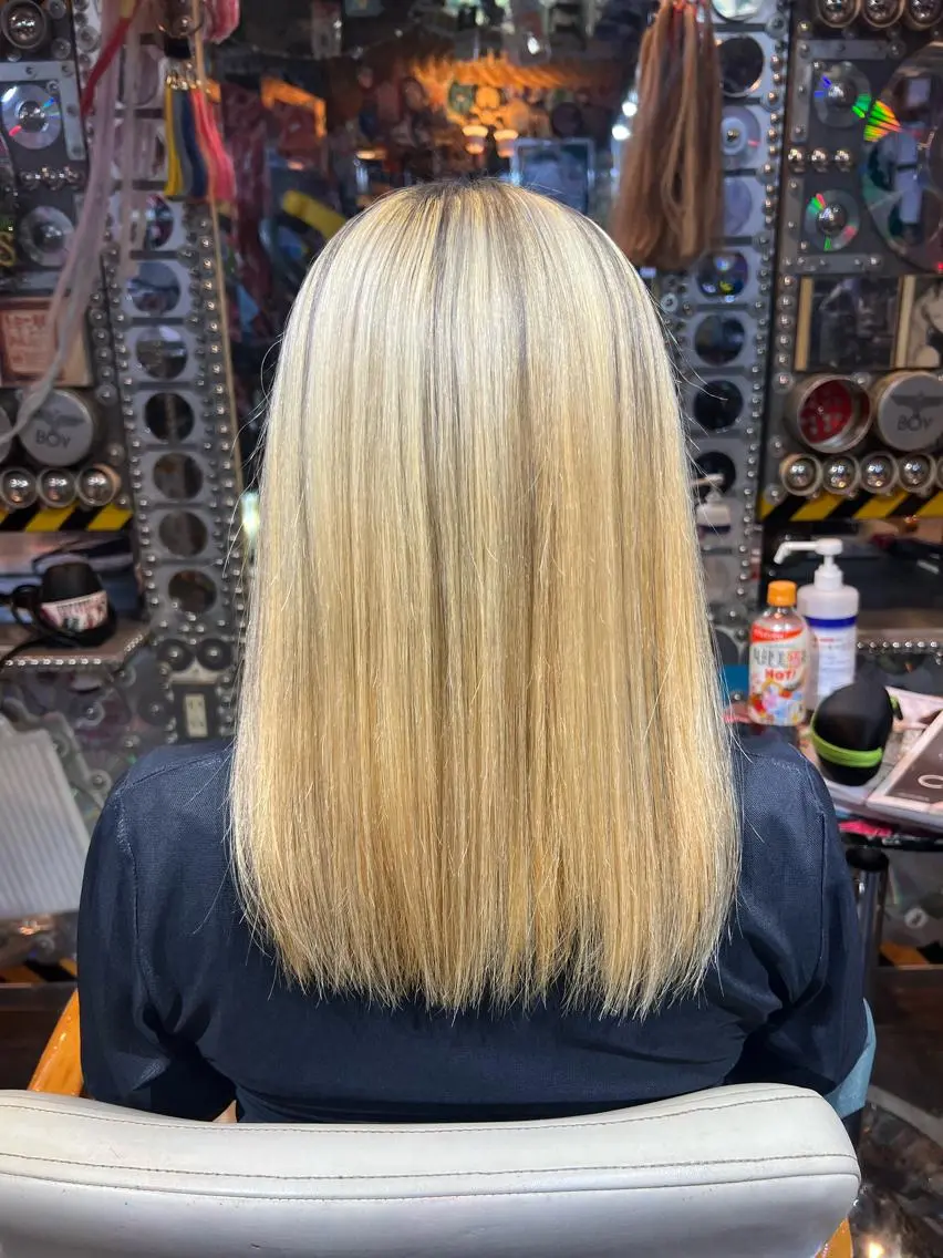 セミロング カラー カット ヘアカラー KOYA ｺﾔのヘアスタイル