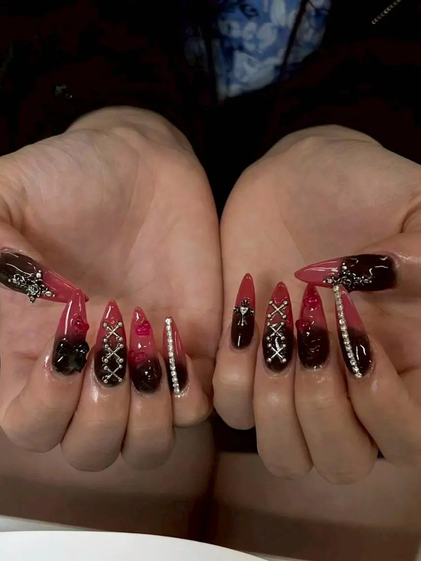 ネイル ジェルネイル マグネットネイル 持ち込み オフィスネイル パラジェル ハンドネイル Mihana Nails.*♡のネイルデザイン