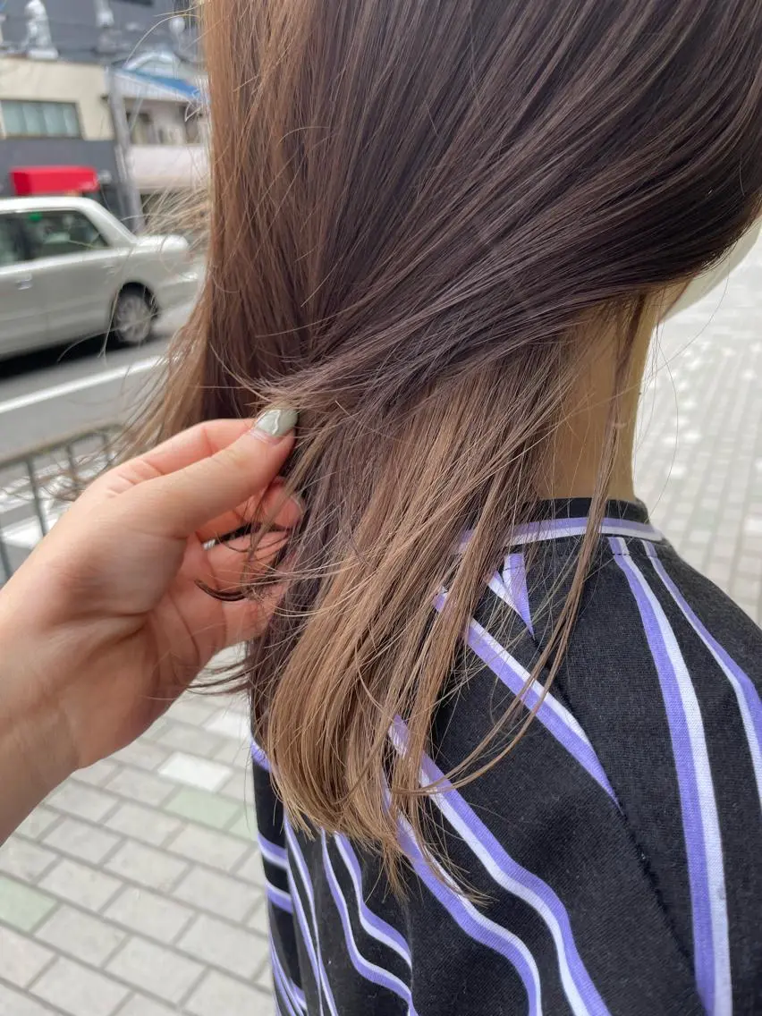 セミロング カラー インナーカラー Lico hair 【烏丸丸太町】小西のヘアスタイル