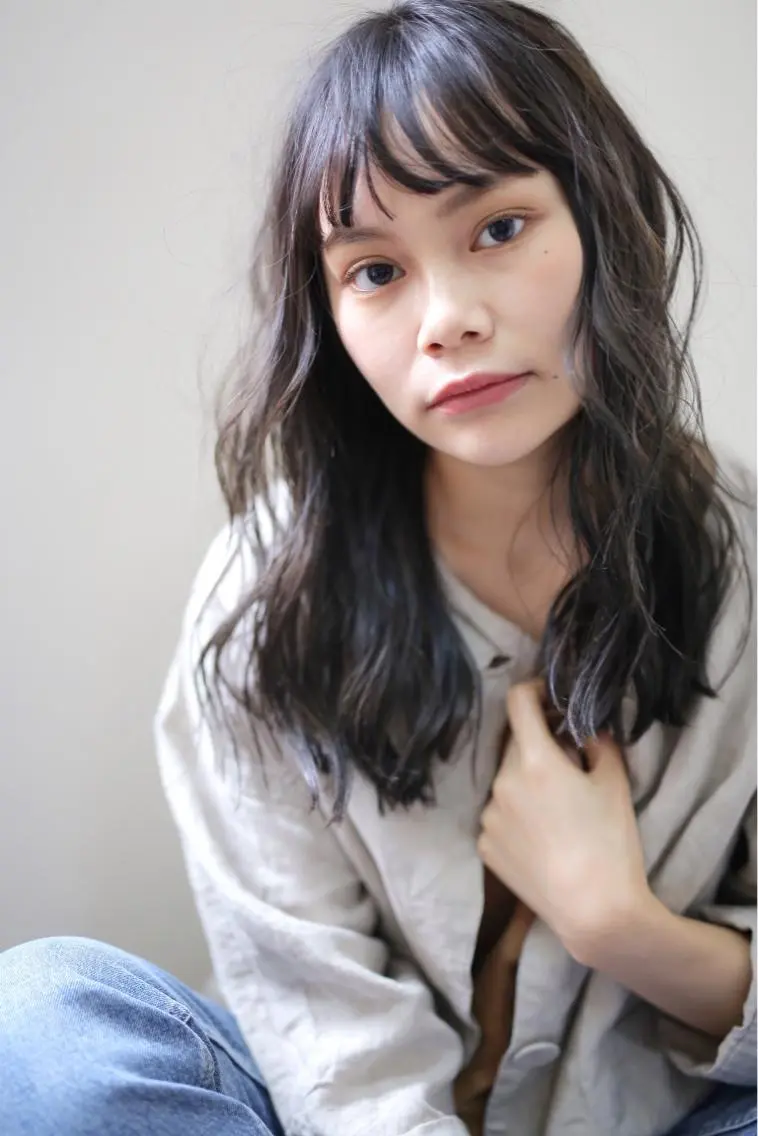 ロング パーマ カット パーマ トリートメント 坂本 裕介のヘアスタイル