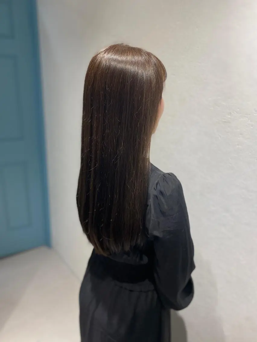 ロング カラー ヘアカラー トリートメント やまぐち まりんのヘアスタイル