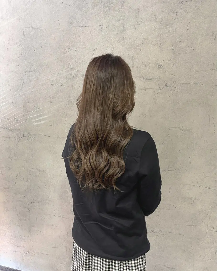 ロング カラー ヘアカラー 唐澤 千尋のヘアスタイル