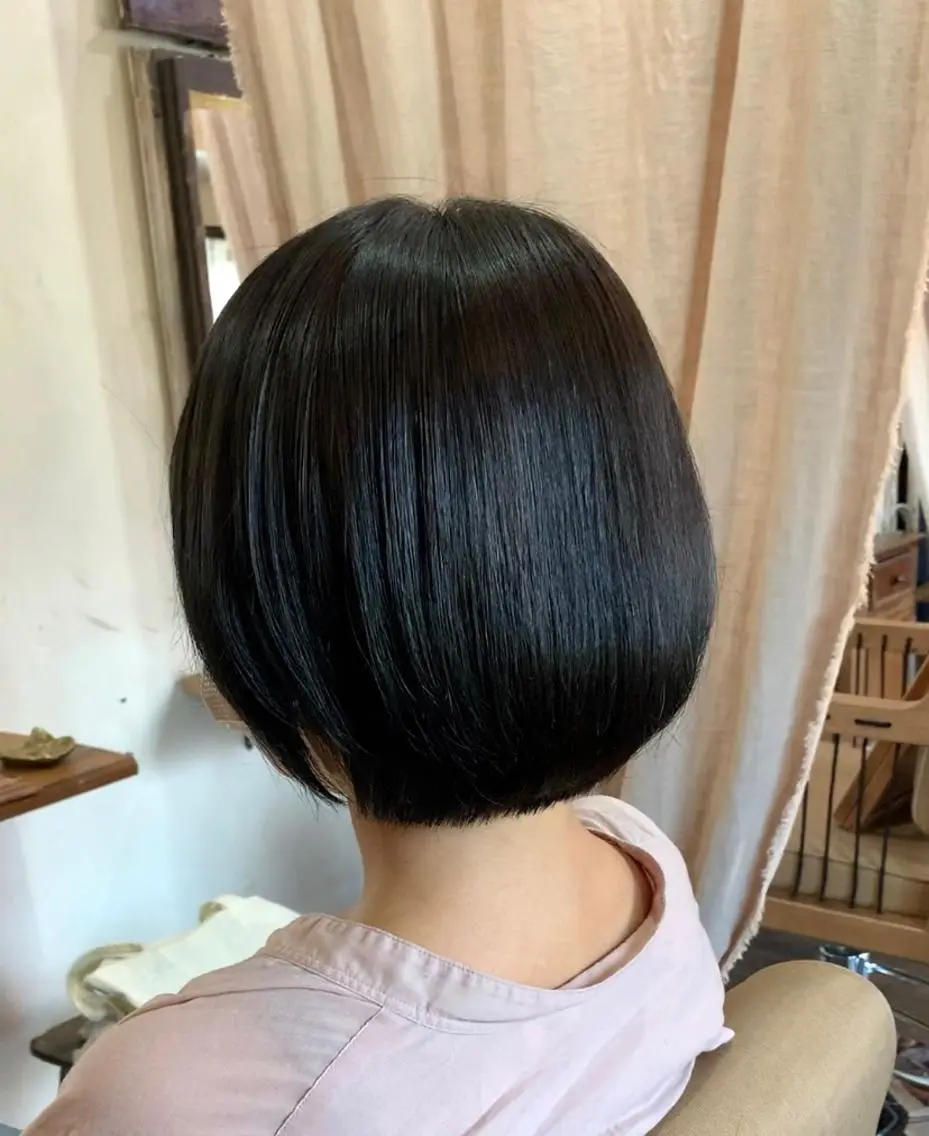 ショート カラー くせ毛 *くせ毛に特化* 【yun】のヘアスタイル
