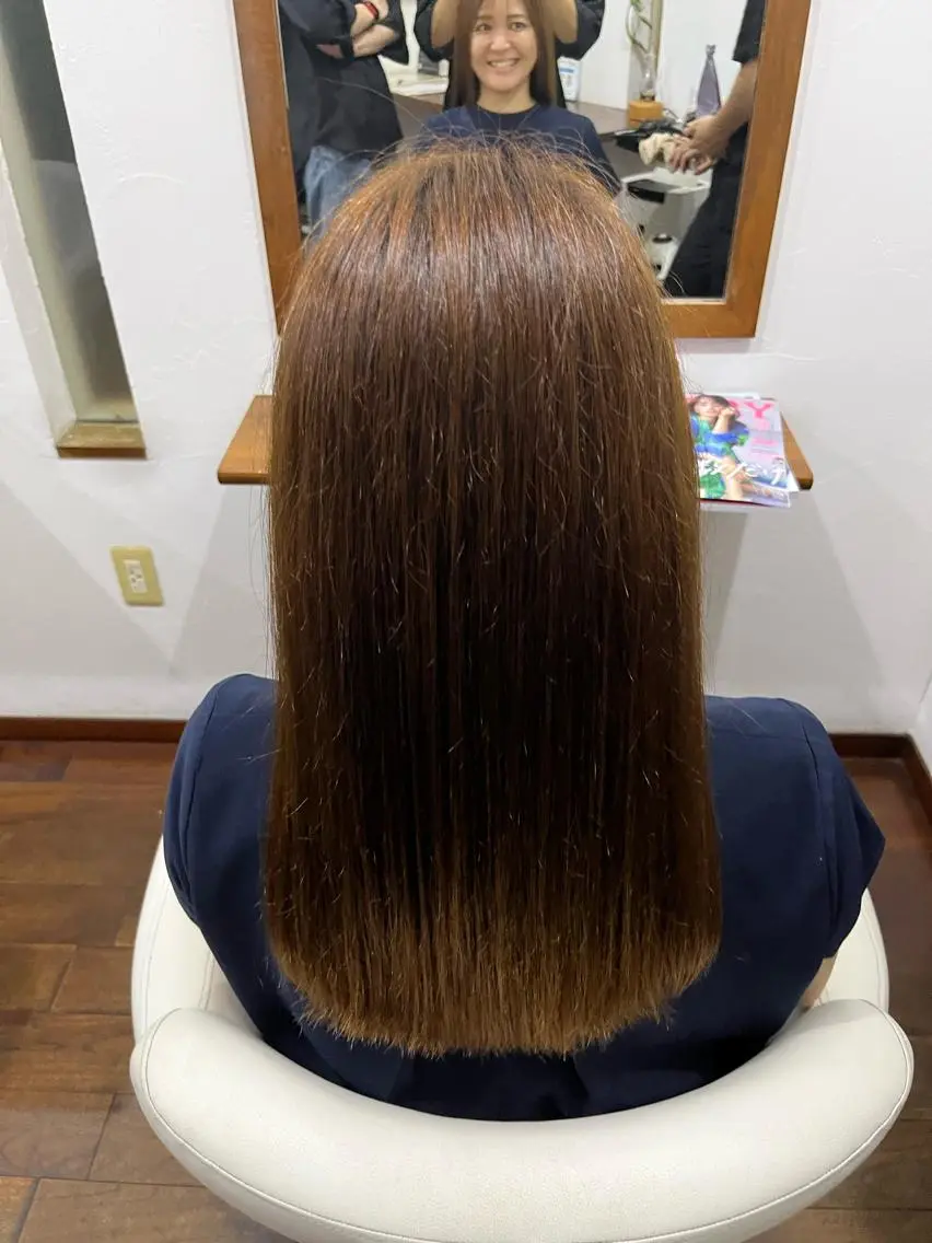 ロング 今在家 玲【艶髪スト レート/メンズ】のヘアスタイル