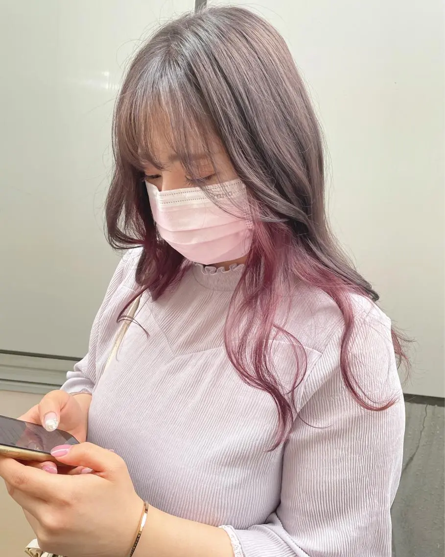 ロング カラー RU RIのヘアスタイル