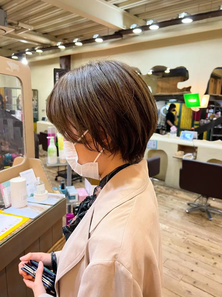 ショート カラー ヘアアレンジ ショートヘア 「sumi」 AMIのヘアスタイル