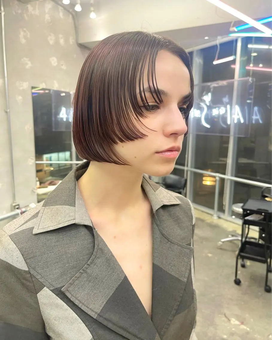 ショート カラー ハッシュカット/ハイ トーン/HIROKIのヘアスタイル