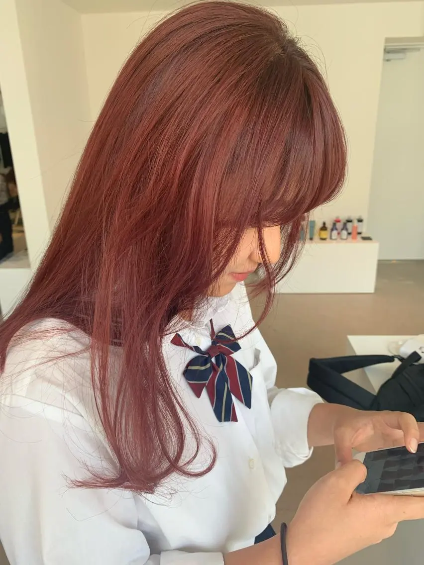 ロング カラー ブリーチ 似合わせcut 🔥yutakaのヘアスタイル
