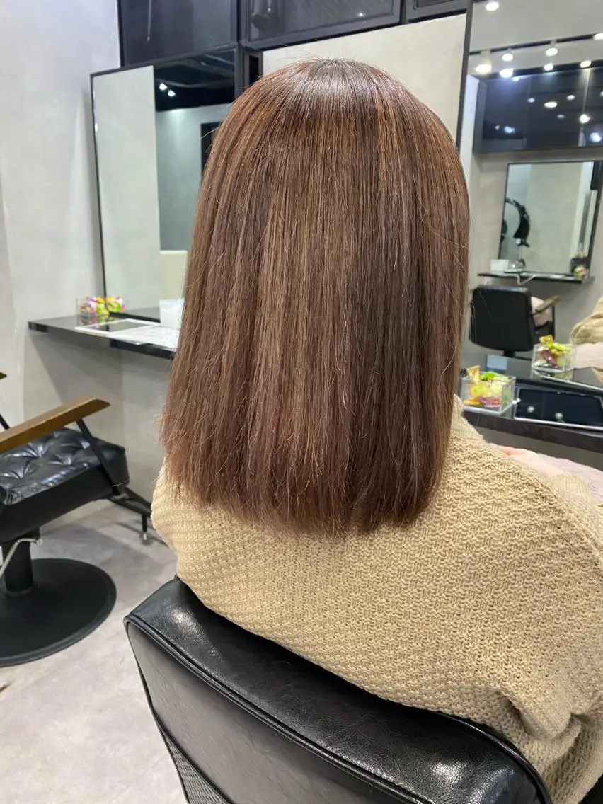 ミディアム カラー ヘアアレンジ FAAM Tsuneのヘアスタイル