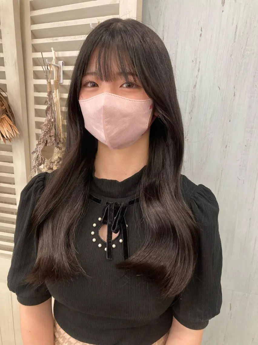 ロング ヘアアレンジ ポニーテール デート 簡単アレンジ ヨシンモリ 韓国風ヘア 韓国メイクサロン YUKINA東京のその他イメージ