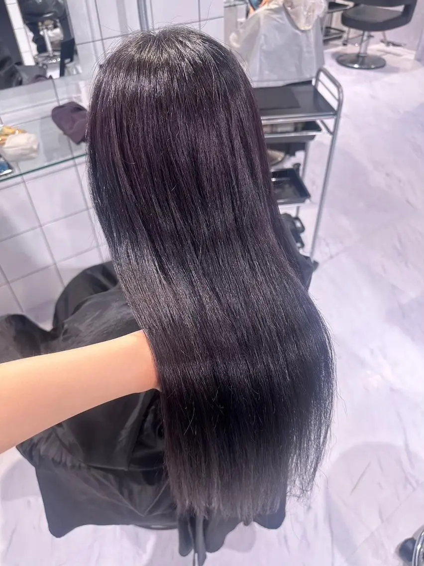 カラー ❤︎横浜❤︎うる艶 透明感カラー❤︎のヘアスタイル