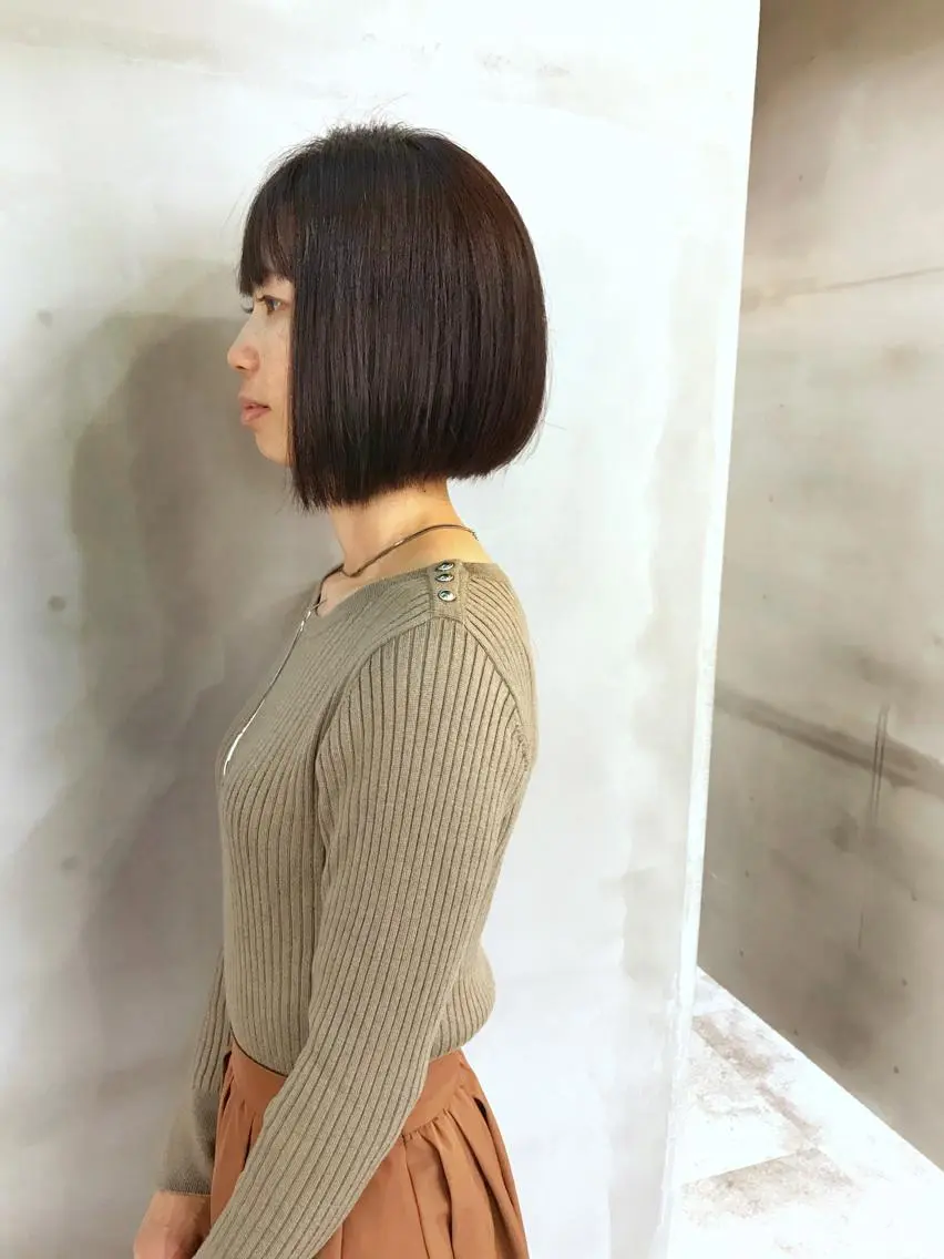 ショート 前下がりボブ ボブ カット 藤本正幸 /ショートボブのヘアスタイル