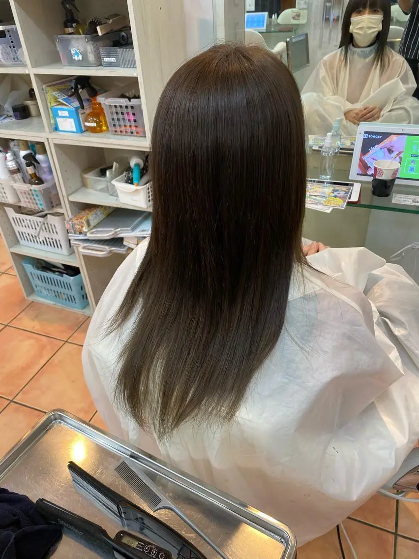 ロング ヘアカラー カラー特化 横川　翔希のヘアスタイル