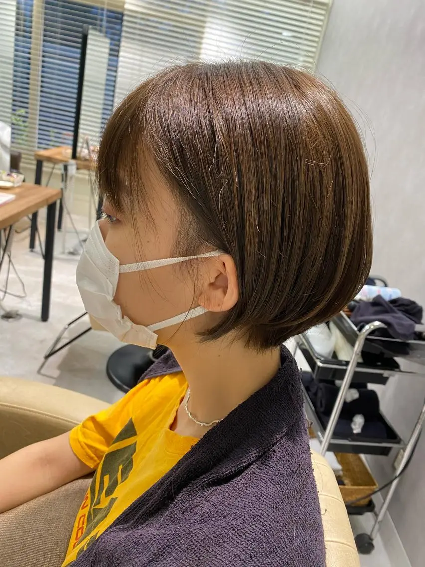 ショート カラー 【髪質改善 艶髪】 布川 莉穂のヘアスタイル