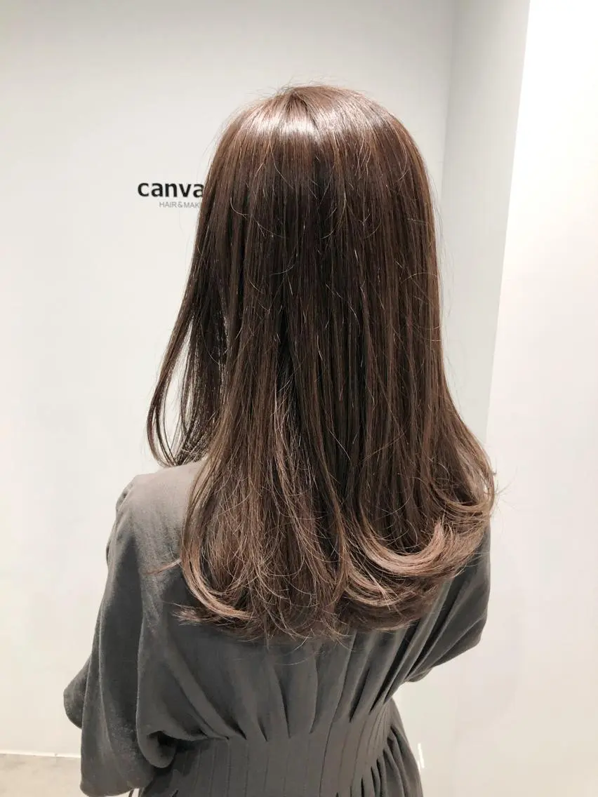 セミロング カラー カット ヘアカラー トリートメント ✨上品可愛い 垢抜けヘア/後藤✨のヘアスタイル