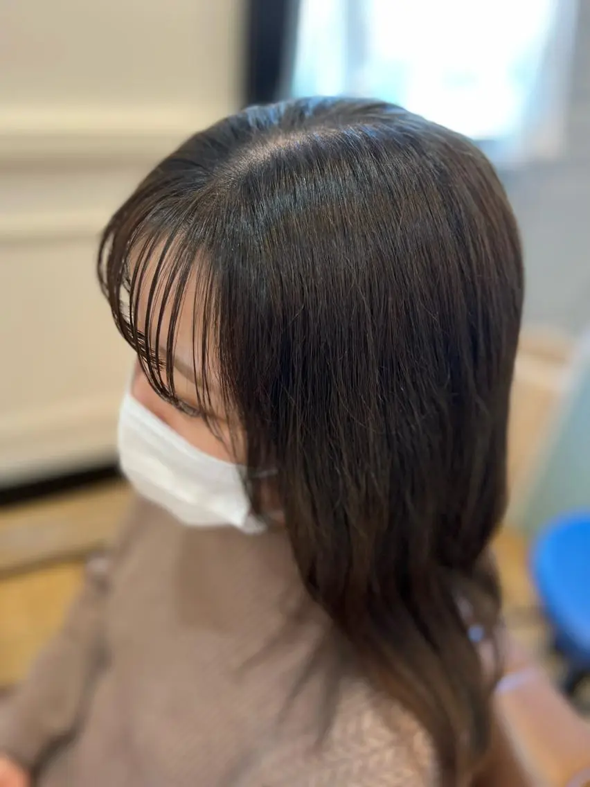 ミディアム 🐰ハイトーンカラー 畠山 渡🐰のヘアスタイル