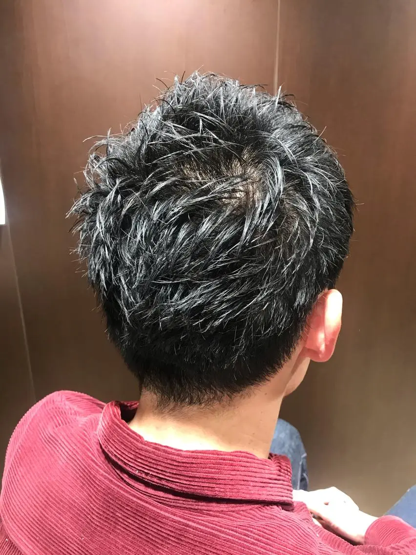 ショート プレミアムバーバー 表参道のヘアスタイル