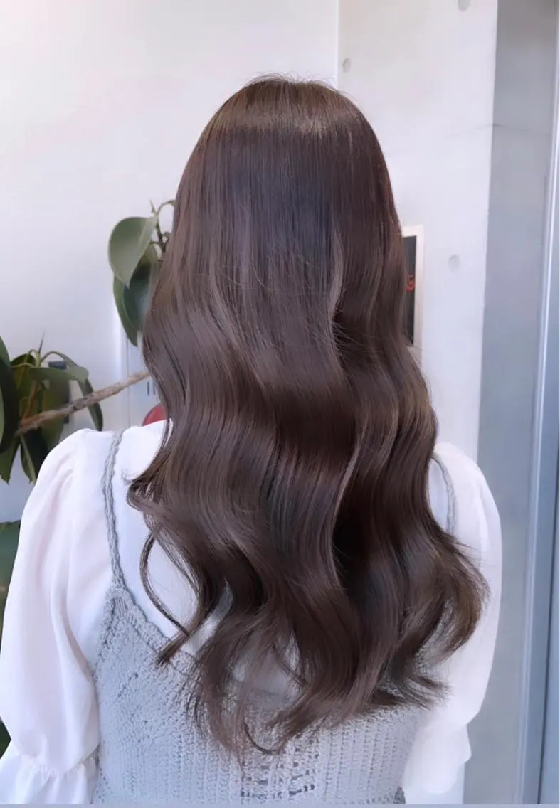 セミロング カラー カット ヘアカラー トリートメント 🌫️大人韓国ヘア 🌫️naoyaのヘアスタイル