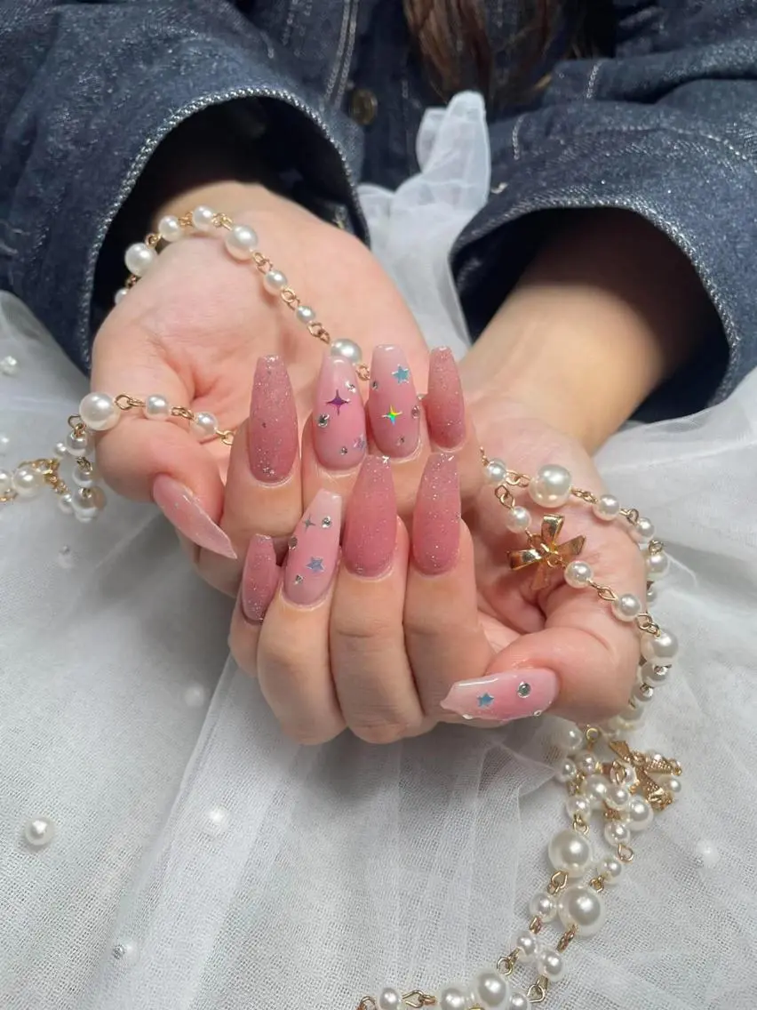 ネイル オーロラネイル チークネイル フットネイル ジェルネイル 韓国ネイル ハンドネイル Sakura h.babynailのネイルデザイン