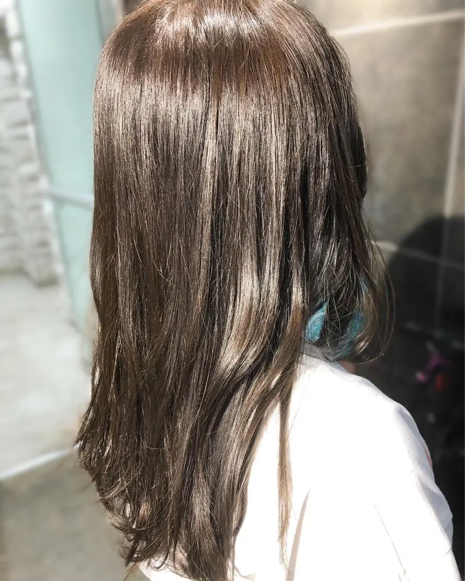 セミロング カラー ヘアアレンジ カット ヘアカラー トリートメント メンズ特化✂️栗原 侑也のヘアスタイル