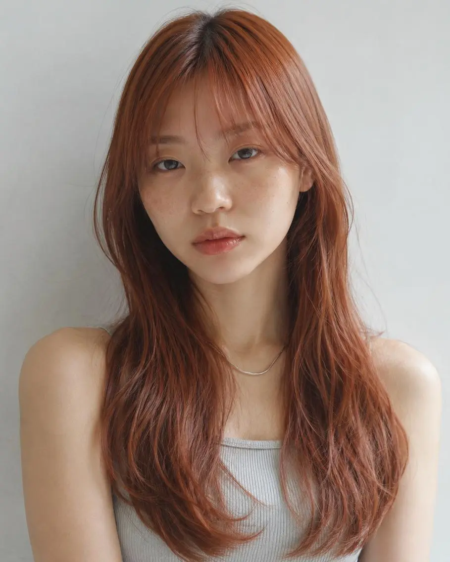 ロング カラーモデル募集☆ 小園彩夏のヘアスタイル