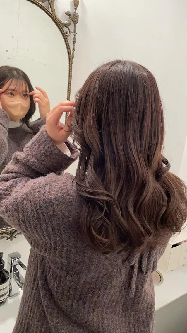 ロング カラー 🦄垢抜けボブ特化× 暖色カラー未来🦄のヘアスタイル
