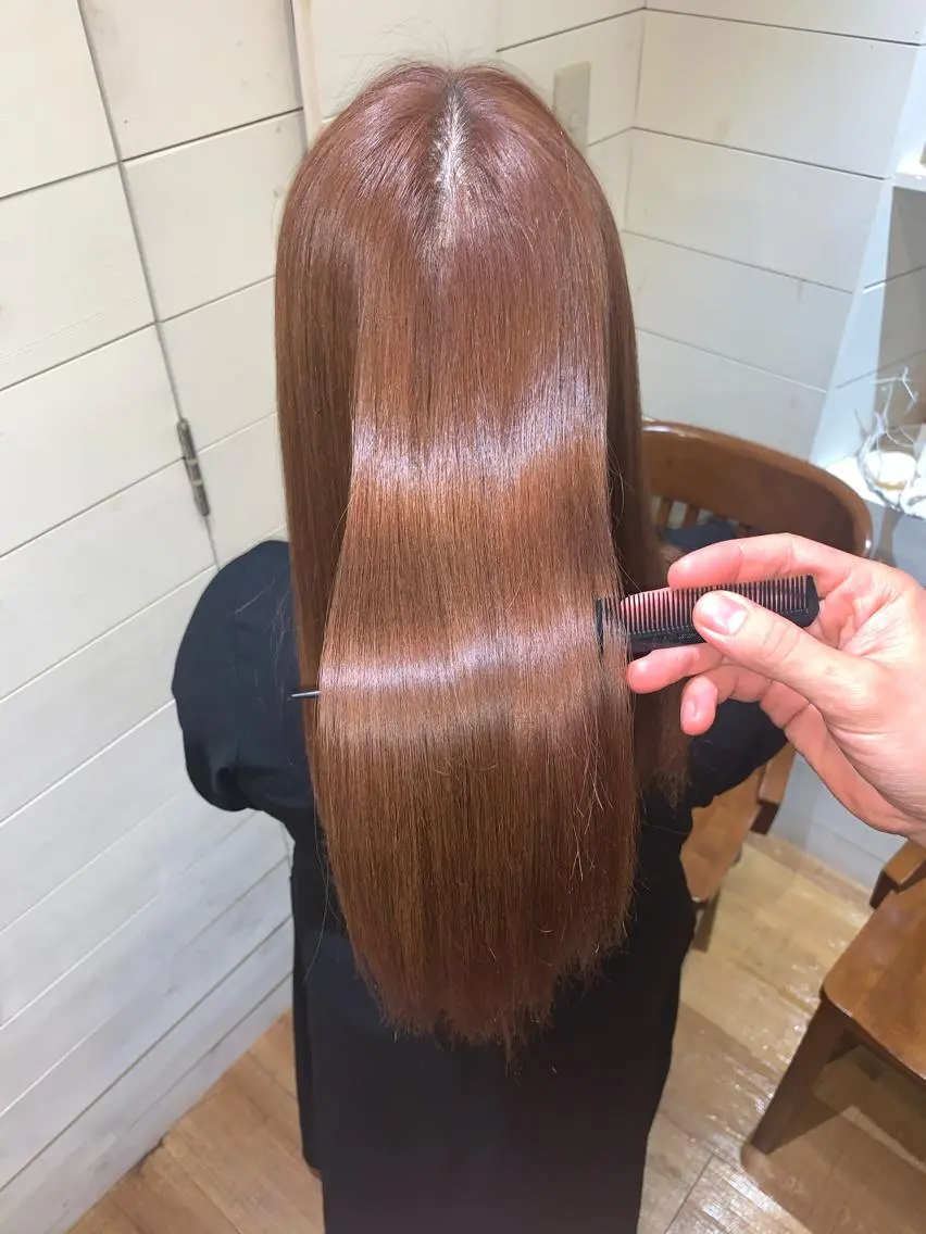 ロング カラー 髪質改善 トリートメント 縮毛矯正 💁♂️メンズカッ トパーマ💈大田涼華のヘアスタイル
