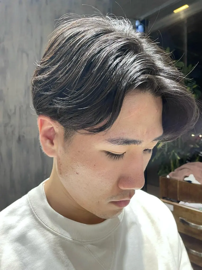 パーマ ニュアンスパーマ カット 坂本 勇将のヘアスタイル