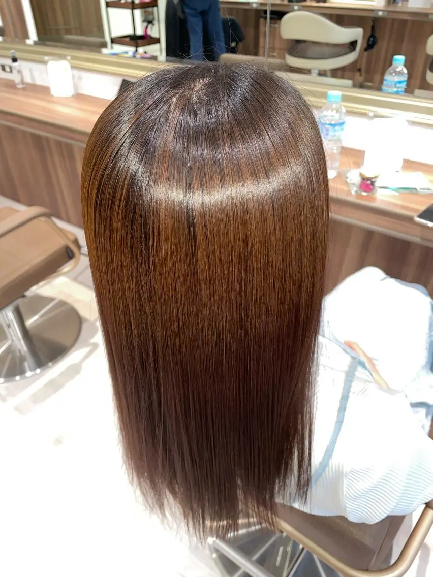 セミロング 縮毛矯正 清瀬駅/痛ませない 縮毛矯正/山崎のヘアスタイル
