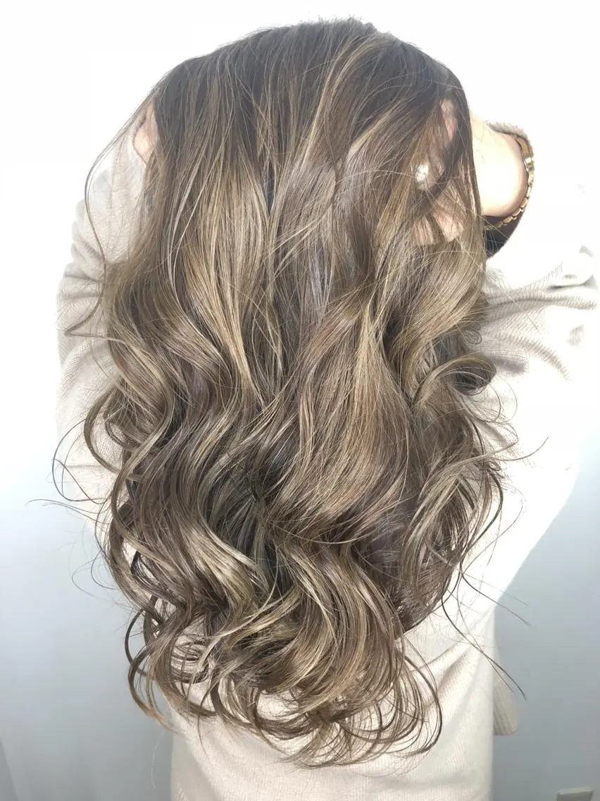 ロング 外国人風カラー ショートが得意✂️ 藤城建太のヘアスタイル