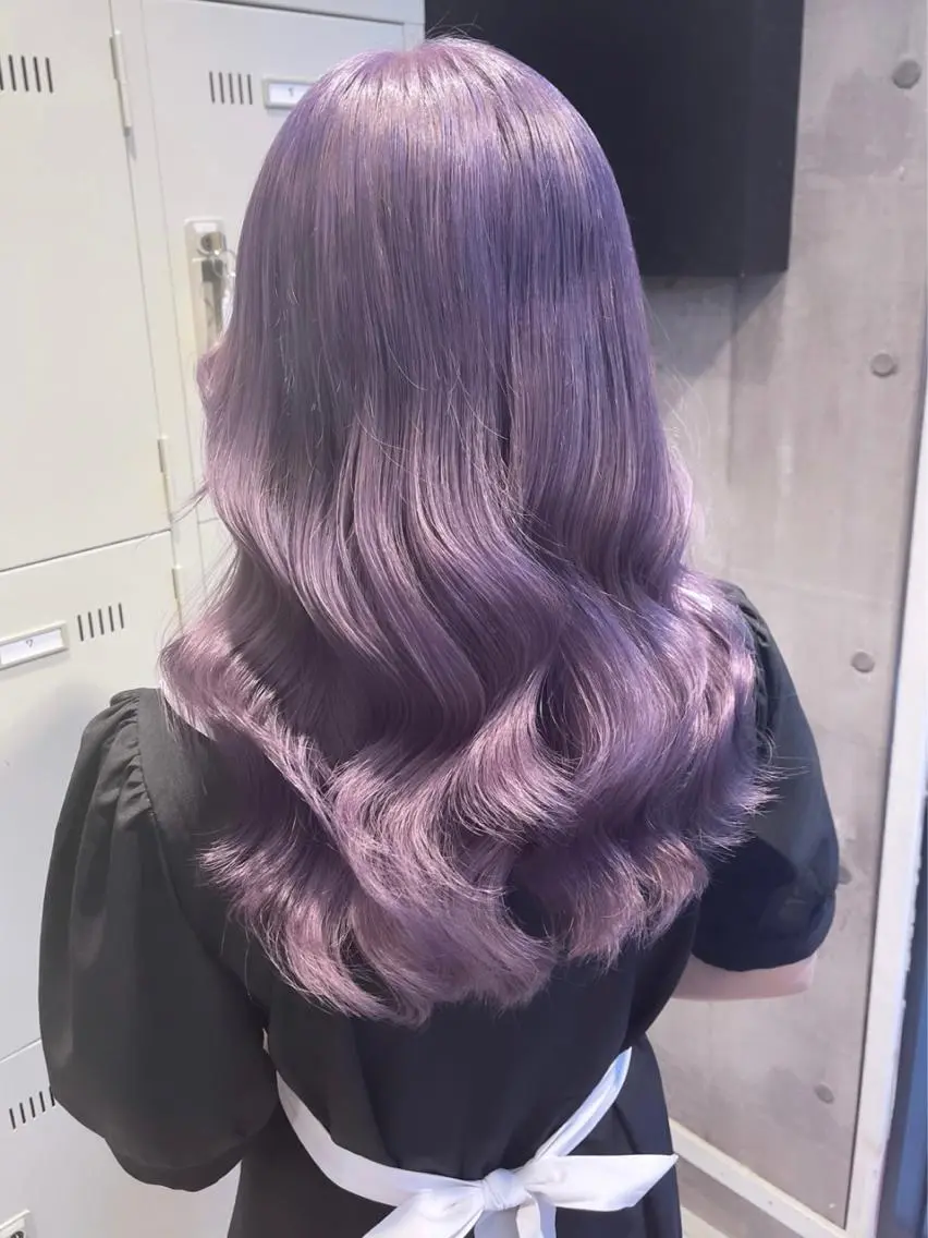 ロング カラー パーマ ヘアアレンジ メンズ キッズ ネイル マツエク・マツパ アイブロウ レイヤー/ダブル カラー/YURINAのヘアスタイル