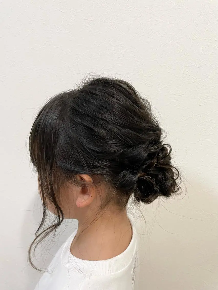 キッズ ヘアセット miho 🌼🌼🌼のヘアスタイル
