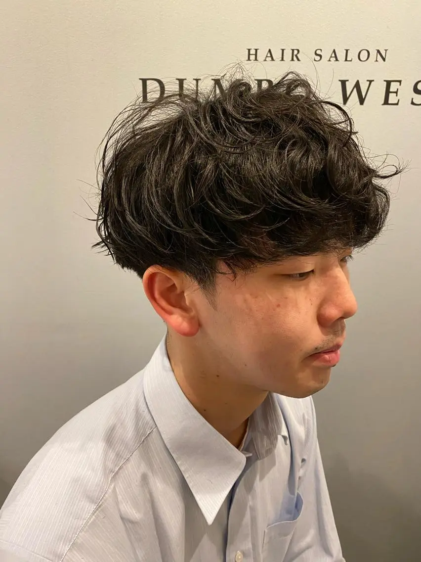 パーマ メンズ カット パーマ トリートメント 似合う髪型見つけます AYAKAのヘアスタイル