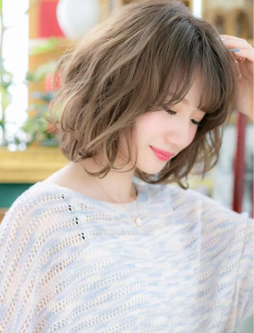 ミディアム カラー パーマ 🍀鶴貝 幸哉🍀のヘアスタイル