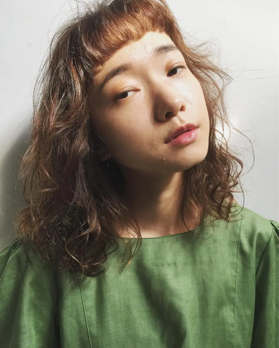 セミロング パーマ セミロングパーマ フレンチボブパーマ Yuukiのヘアスタイル