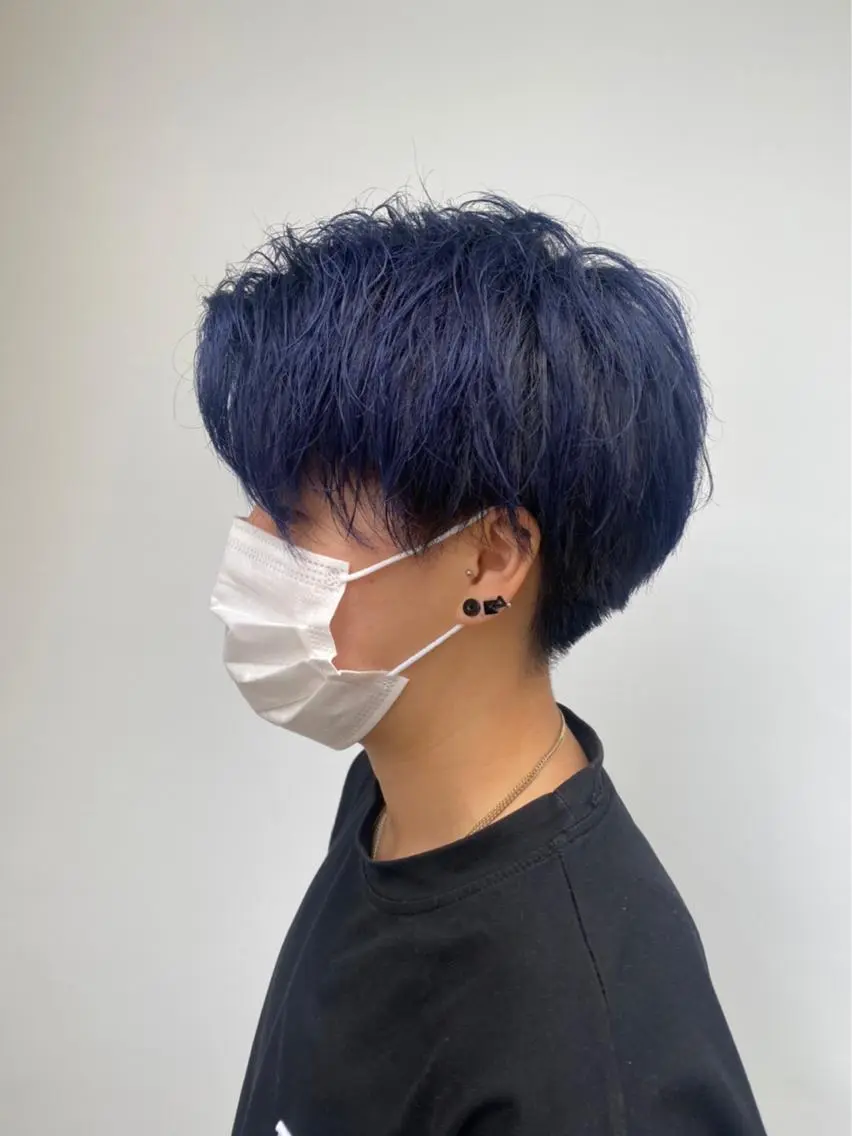 ショート カラー 髪質改善×潤艶カラー ⭐️岡田崇彰のヘアスタイル