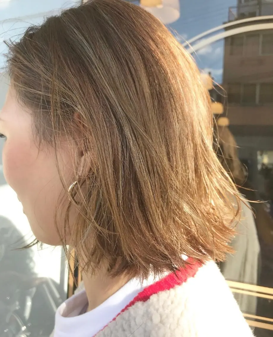 ショート カラー ヘアアレンジ マツエク・マツパ ボブ カット ヘアカラー トリートメント Kawaguchi Arisaのヘアスタイル