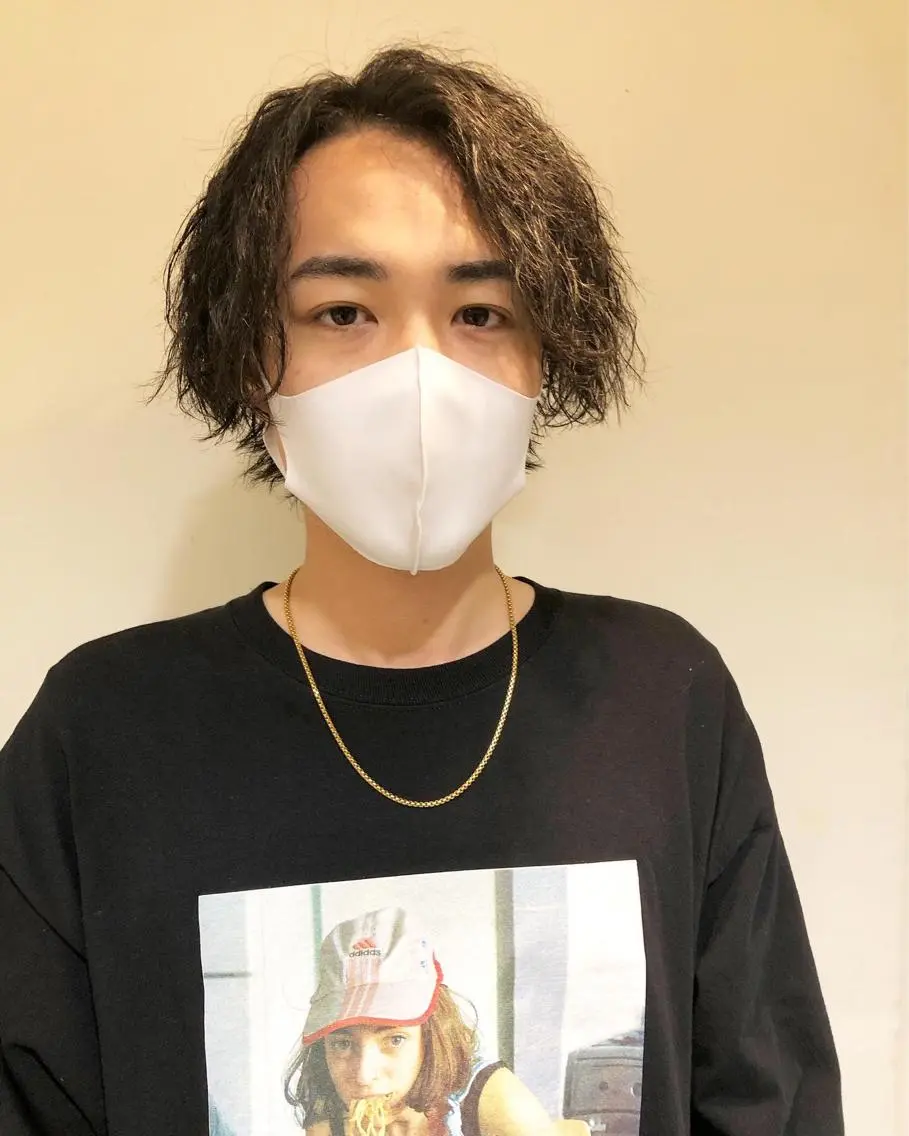 パーマ ヘアアレンジ メンズ カット パーマ トリートメント ヘアセット メンズ特化✂️栗原 侑也のヘアスタイル