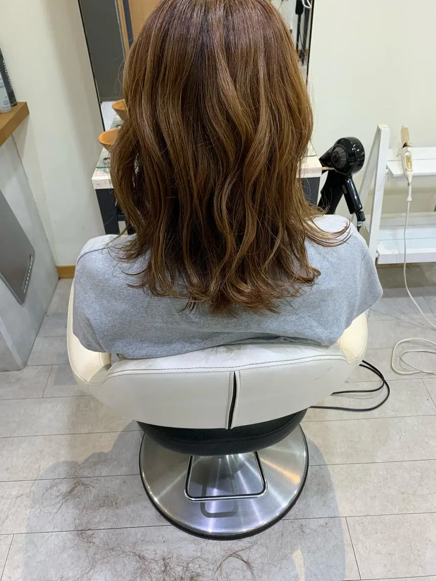 ミディアム カット ヘアカラー トリートメント 大姶良 友輝の眉毛・アイブロウイメージ