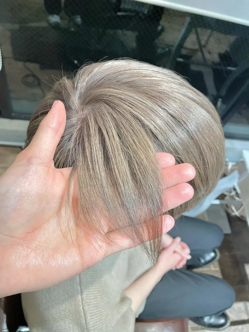 カラー メンズ 黒髪 カット ヘアカラー HIKARI メンズ満足度No.1のヘアスタイル
