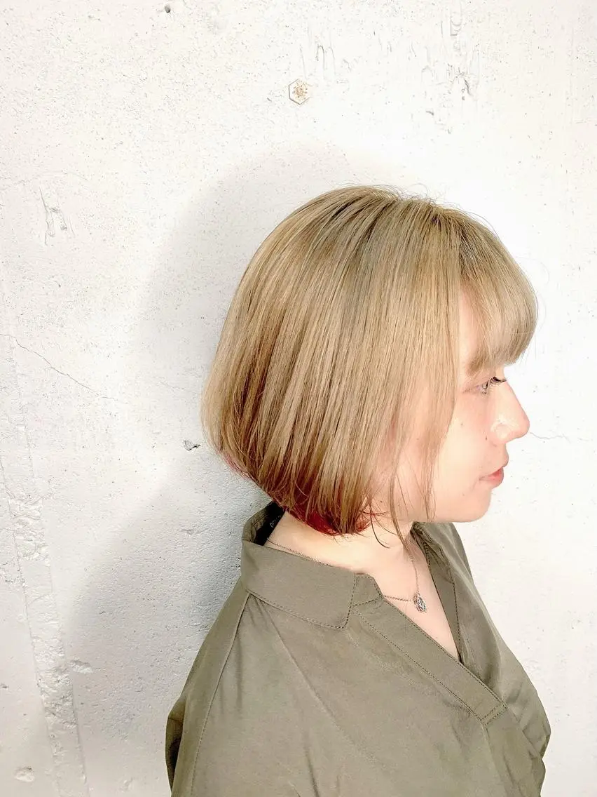ショート カラー ヘアカラー トリートメント 💛丁寧さNo.🥇 🧸片山智裕💛のヘアスタイル