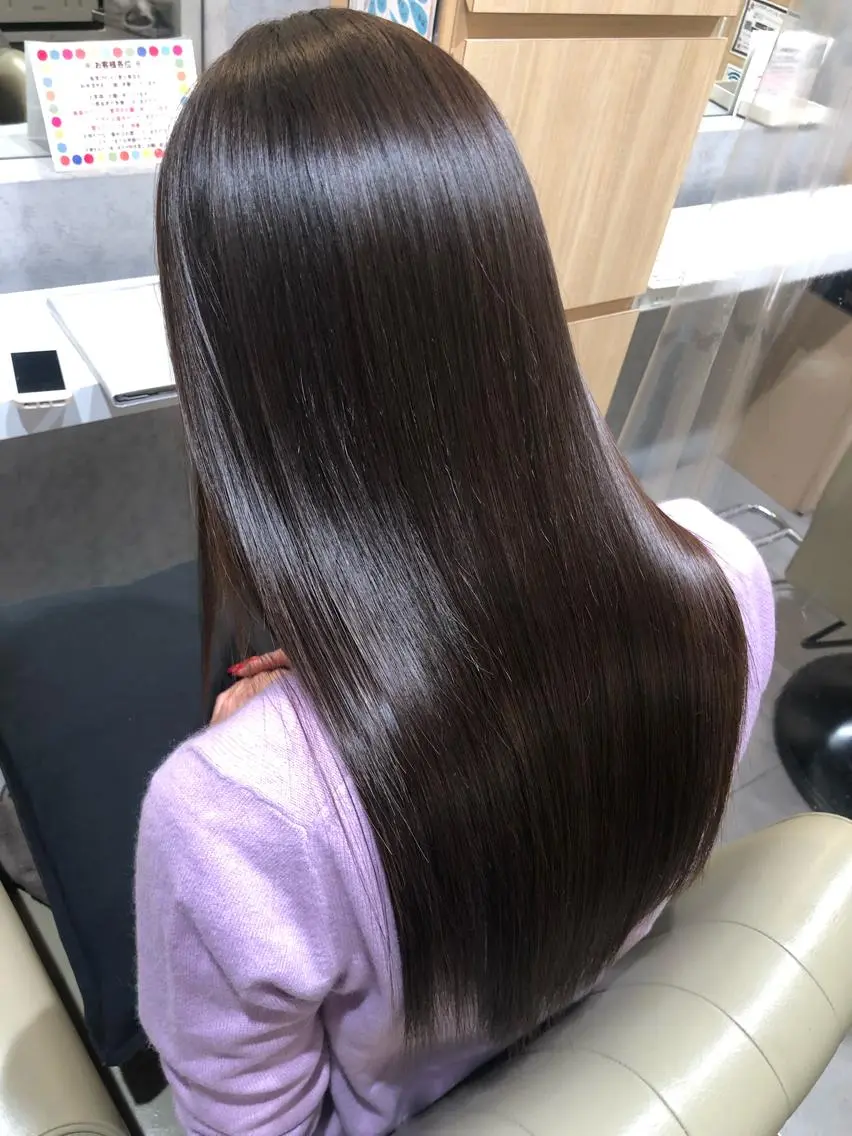 ロング カット 縮毛矯正 トリートメント 【髪質改善特化･ 福田航洋】のヘアスタイル