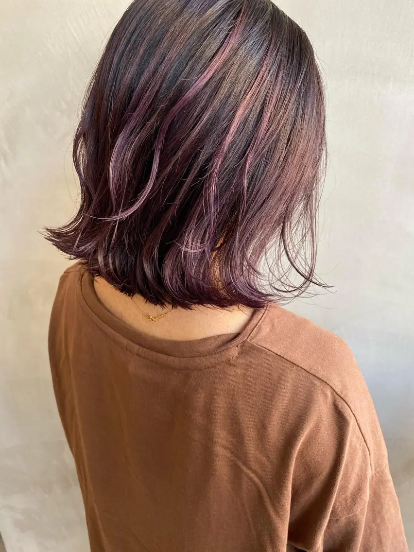 ショート カラー ヘアアレンジ ネイル マツエク・マツパ 透明感カラー ハイライトカラー 外国人風カラー ハイライト トリートメント 夜23時まで予約🉑 reverieあきらのヘアスタイル