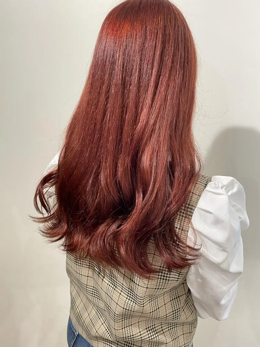 ロング カラー ヘアアレンジ アディクシーカラー ブリーチ 透明感カラー エドルカラー ハイライトカラー 夜23時まで予約🉑 reverieあきらのヘアスタイル