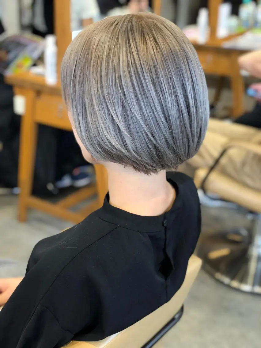 ショート カラー ヘアアレンジ 🌼圧倒的な口コミ数 BRAVE柏東口のヘアスタイル