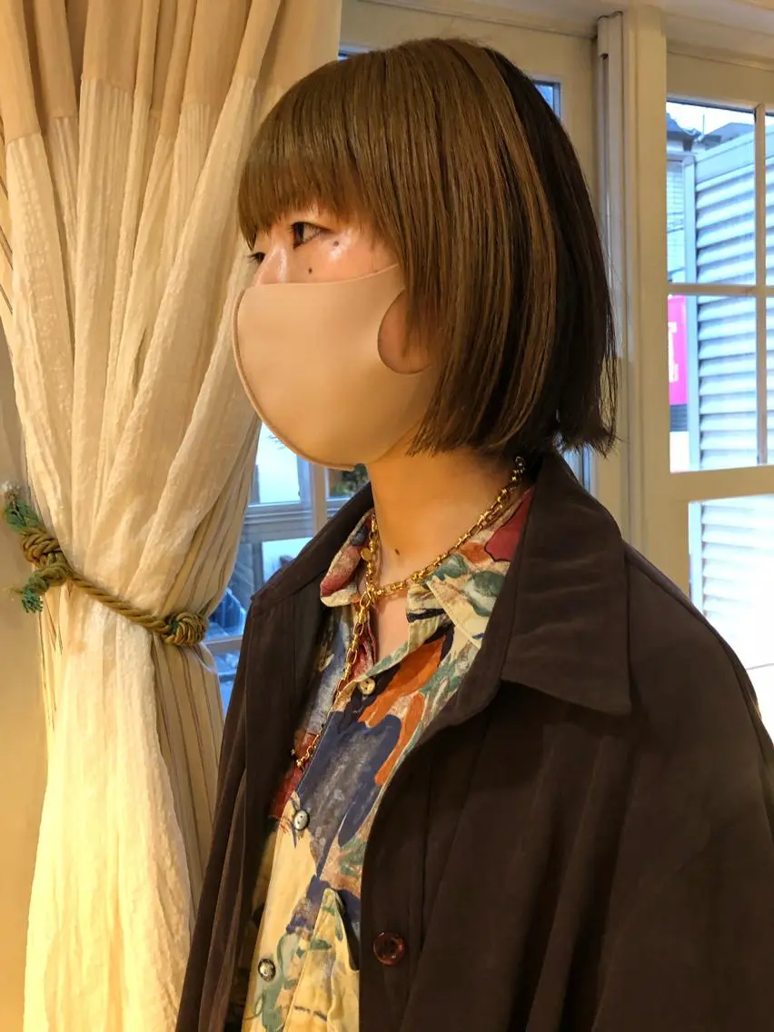 ミディアム カラー eri kinjoのヘアスタイル