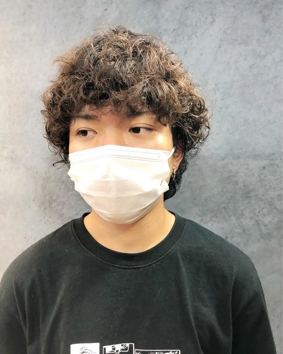 パーマ ヘアアレンジ メンズ メンズパーマ カット パーマ トリートメント ヘアセット メンズ特化✂️栗原 侑也のヘアスタイル