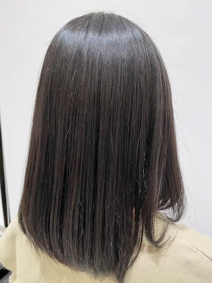 ミディアム 縮毛矯正 スパイキーショート パーマ　具志堅　太志のヘアスタイル