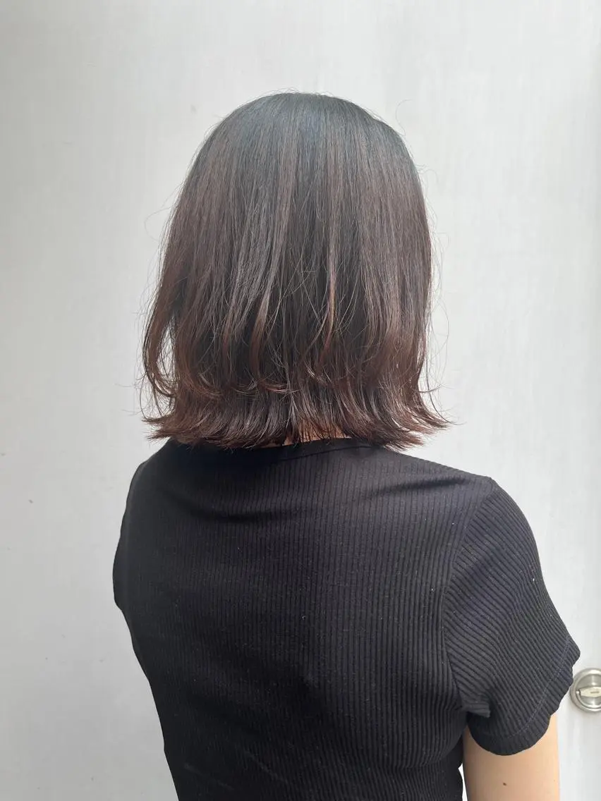 ミディアム カラー 韓国好き🇰🇷 美容師MIKUのヘアスタイル