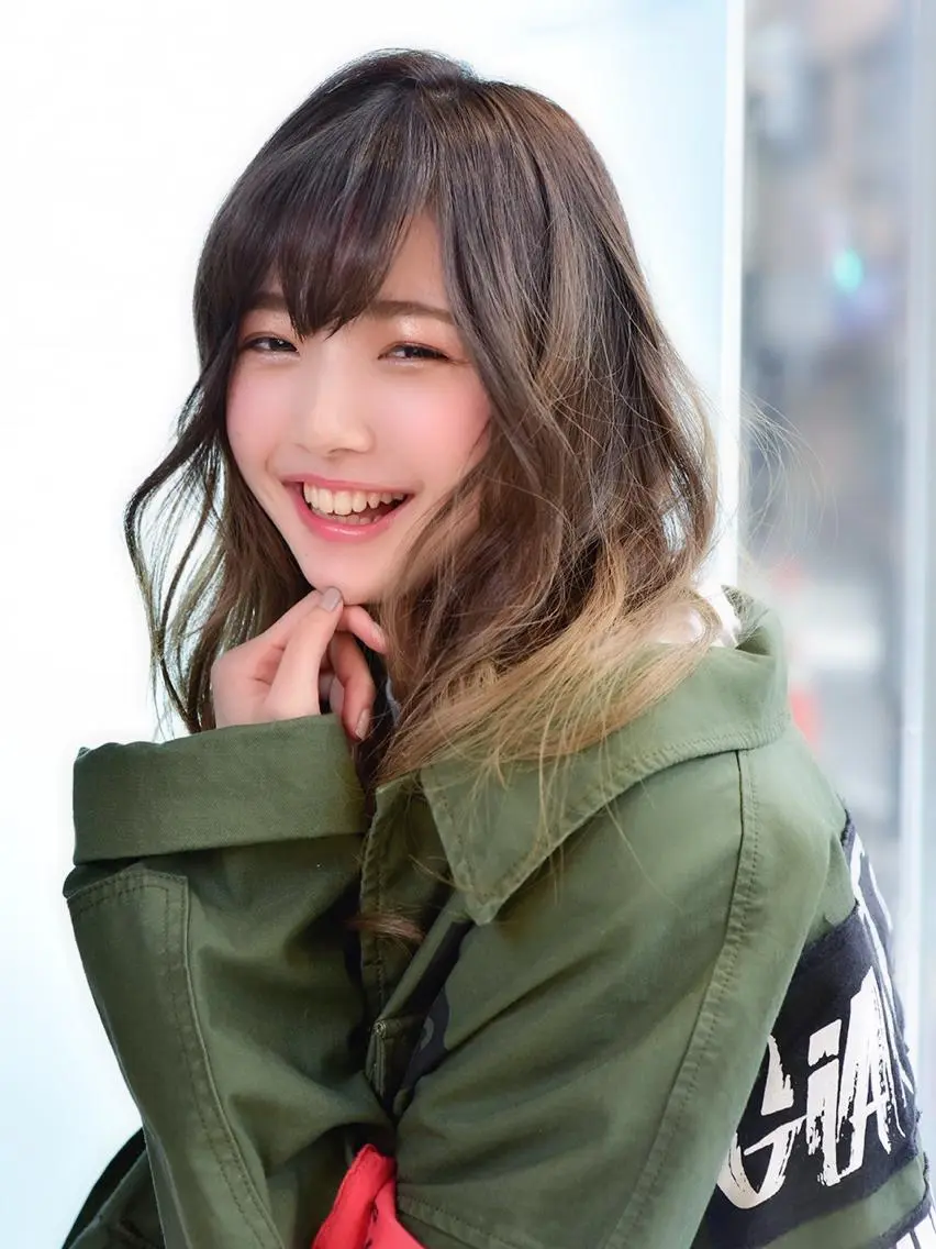 セミロング カラー 加藤 琢也のヘアスタイル